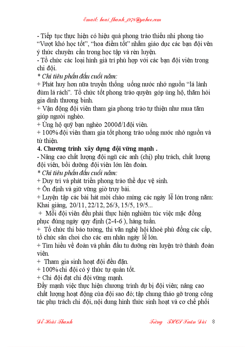 image for page Chương Trình Đại Hội Chi Đội chi tiết