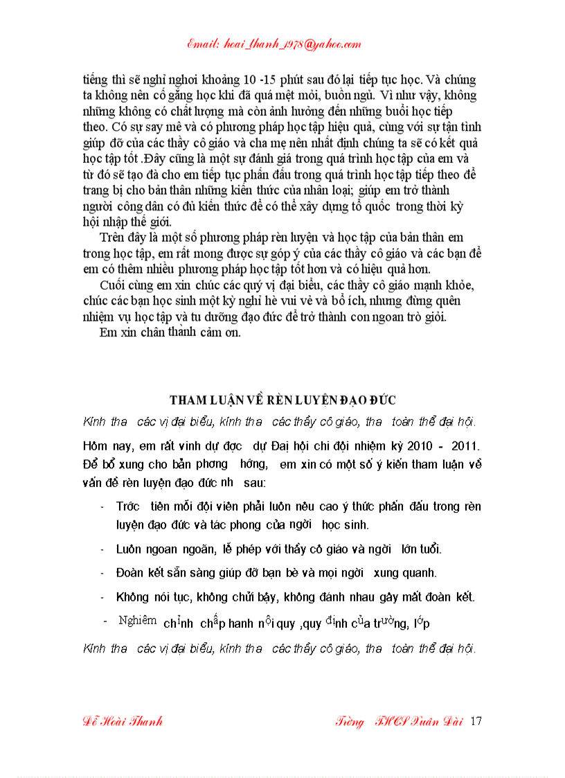 image for page Chương Trình Đại Hội Chi Đội chi tiết