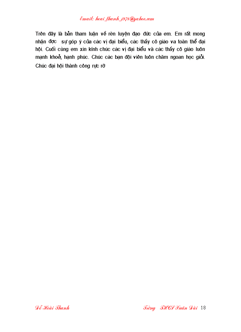 image for page Chương Trình Đại Hội Chi Đội chi tiết