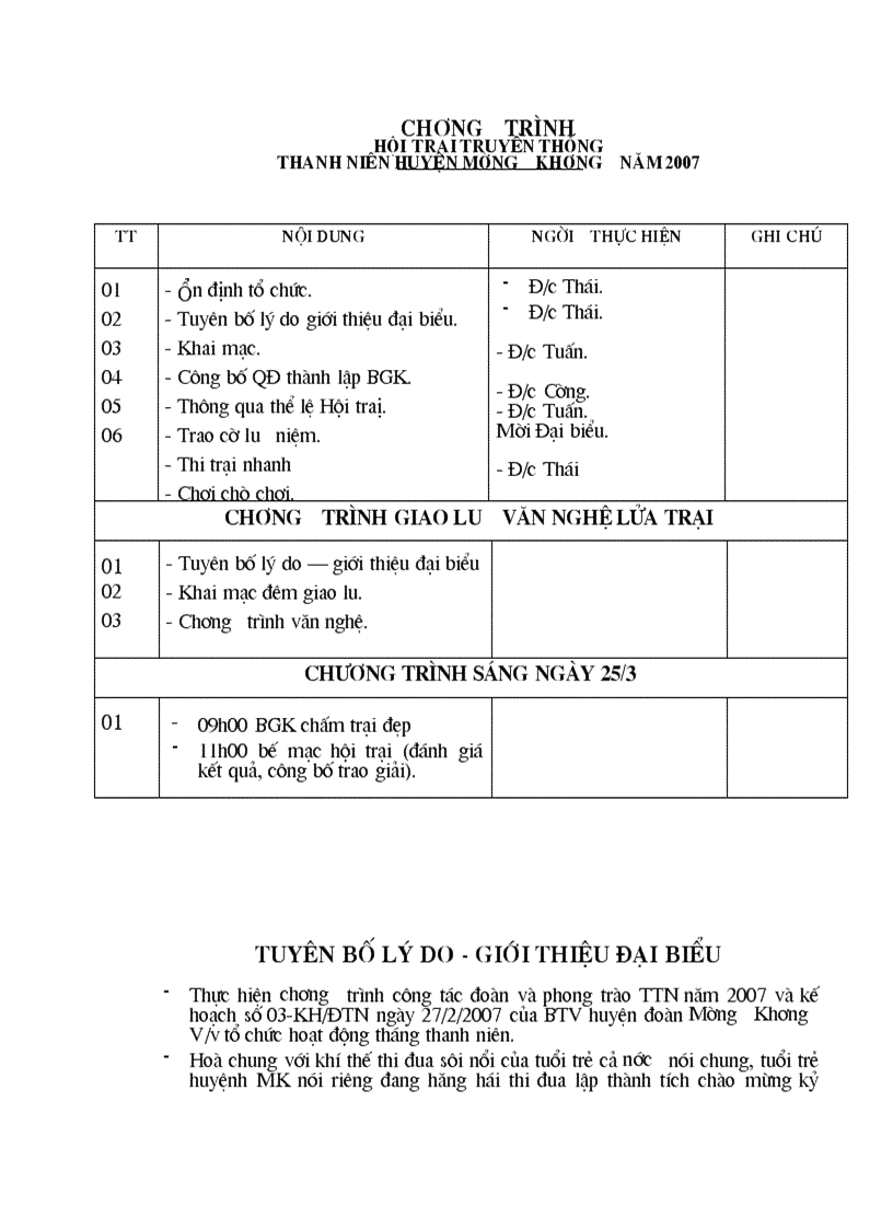 image for page Chuong trinh hoi trai