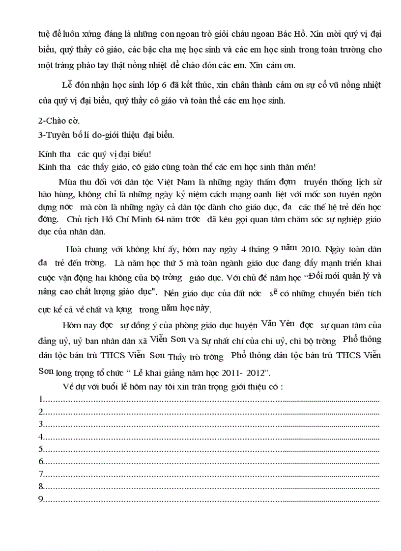 image for page Chương trinh khai giảng