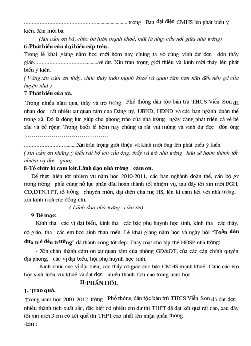 image for page Chương trinh khai giảng