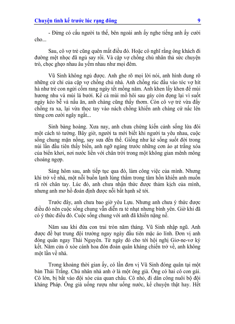 image for page Chuyen tinh ke truoc luc rang dong