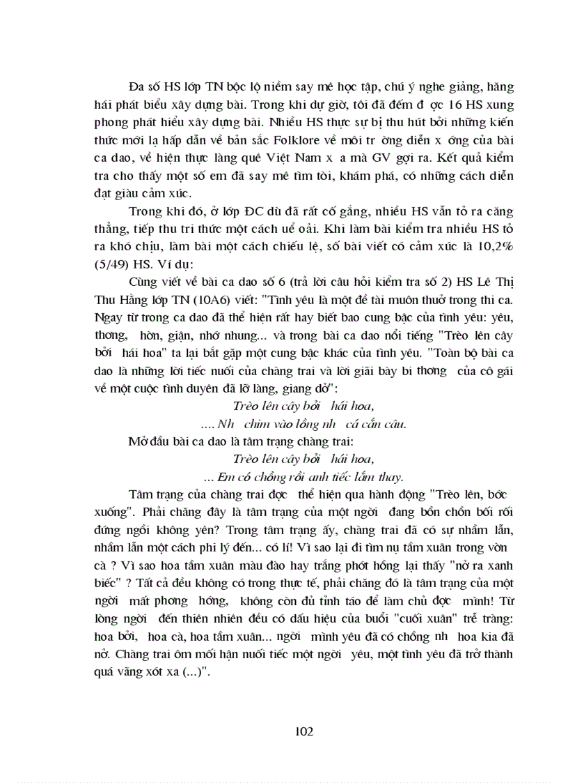 image for page Con đường nâng cao chất lượng dạy học ca dao theo đặc trưng thể loại