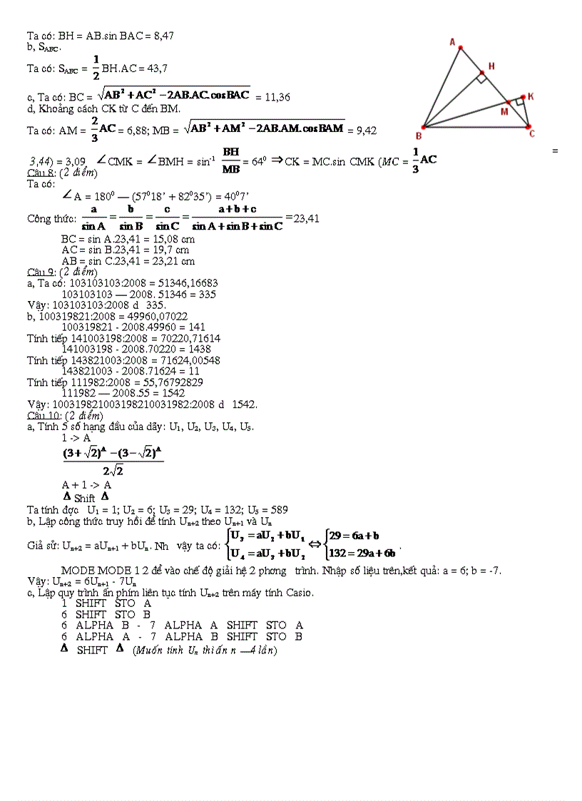 image for page Dap an đê thi casio