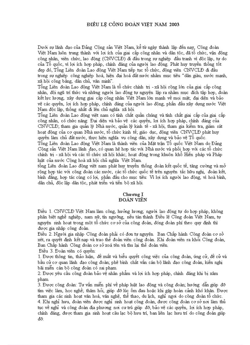 image for page Dieu le cong doan Viet Nam