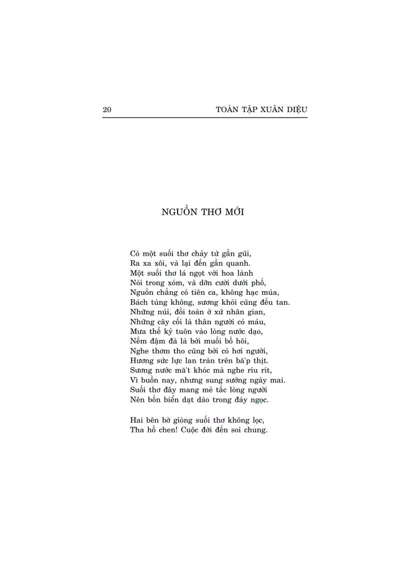 image for page Dưới Sao Vàng Xuân Diệu