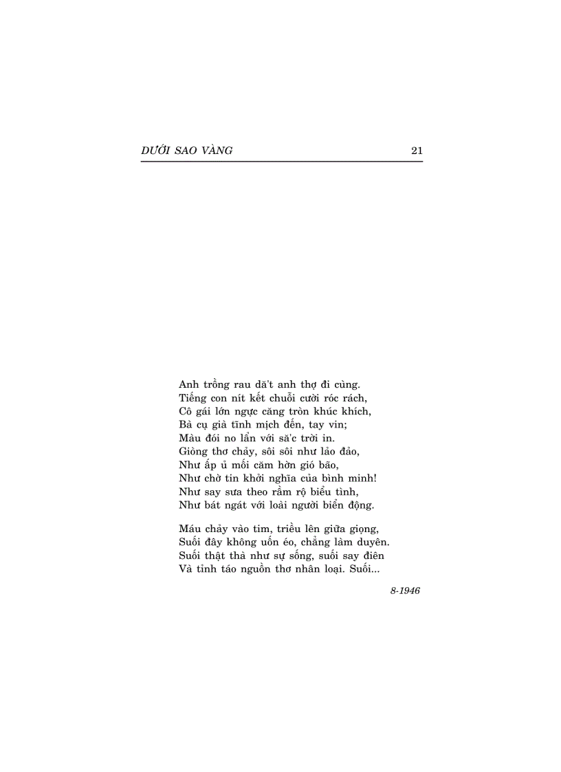 image for page Dưới Sao Vàng Xuân Diệu