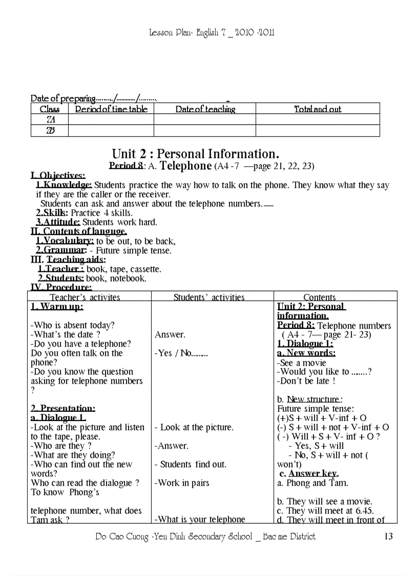 image for page Giao an 3 cot chuan 2010 2011