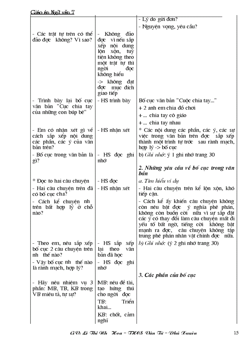 image for page Giáo án ngữ văn 7 Mới hay