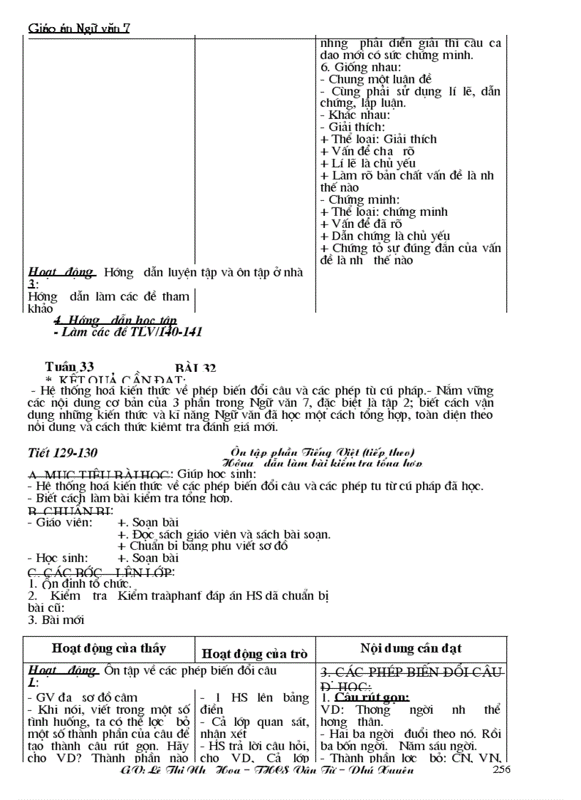 image for page Giáo án ngữ văn 7 Mới hay