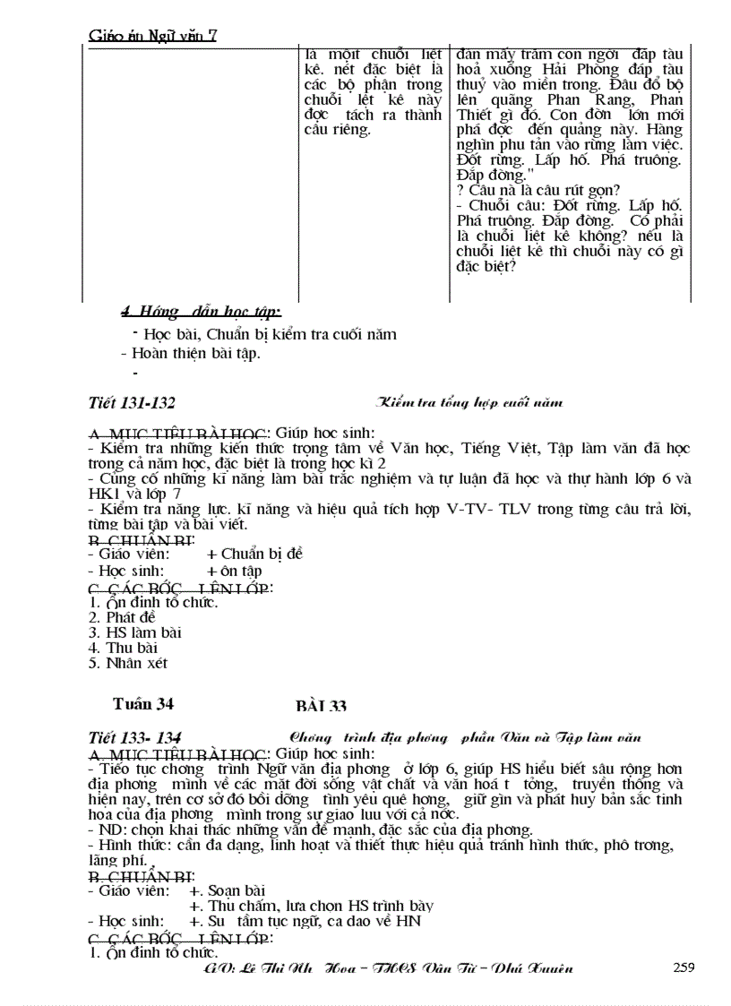 image for page Giáo án ngữ văn 7 Mới hay