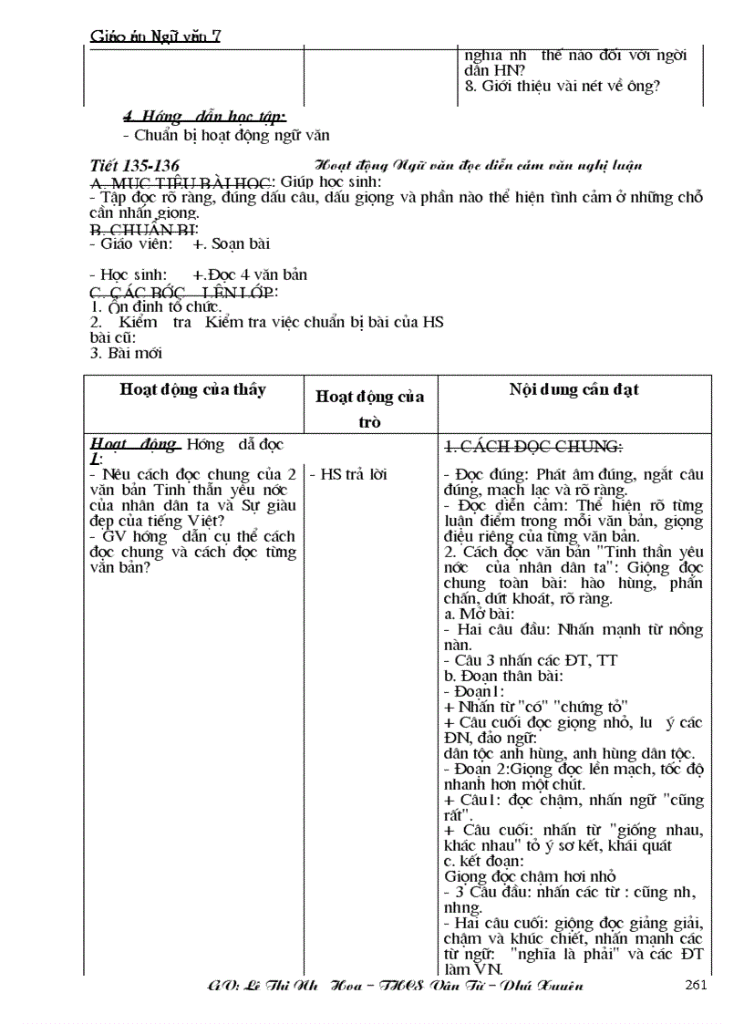 image for page Giáo án ngữ văn 7 Mới hay