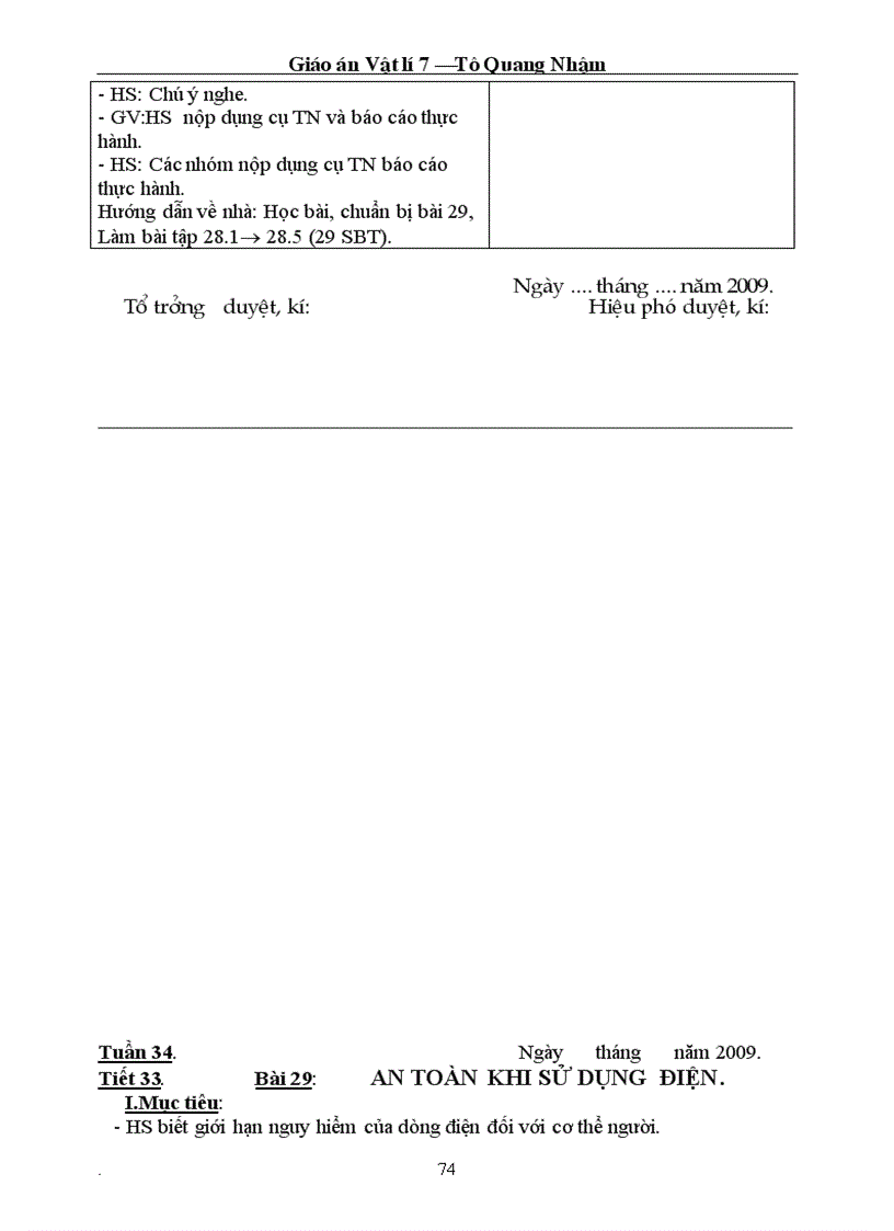 image for page Giao an vat li 7 co tich hop BVMT