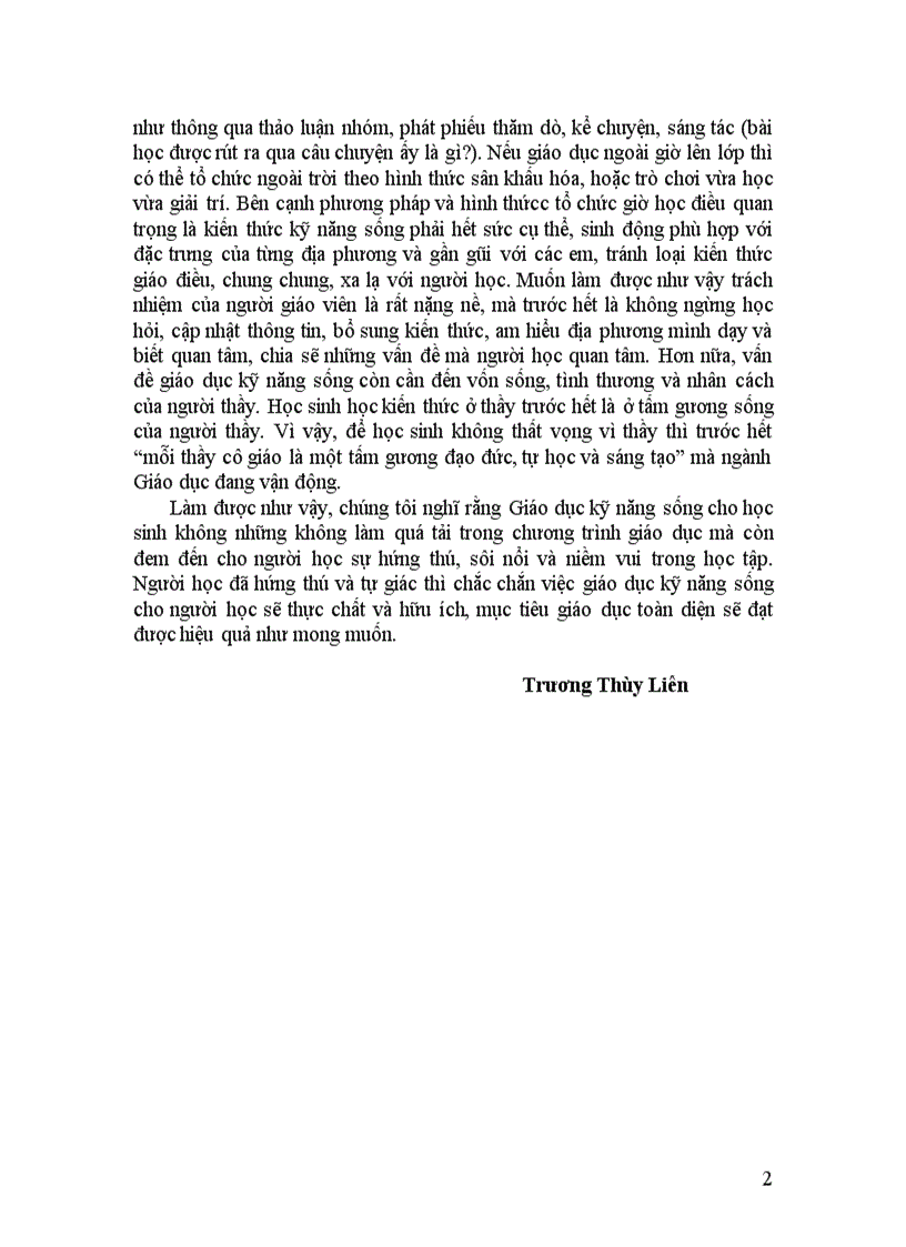 image for page Giáo dục kỹ năng sống