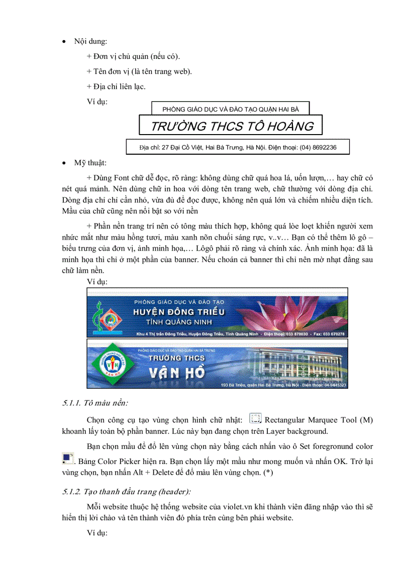 image for page Giao trinh tao web tren violet