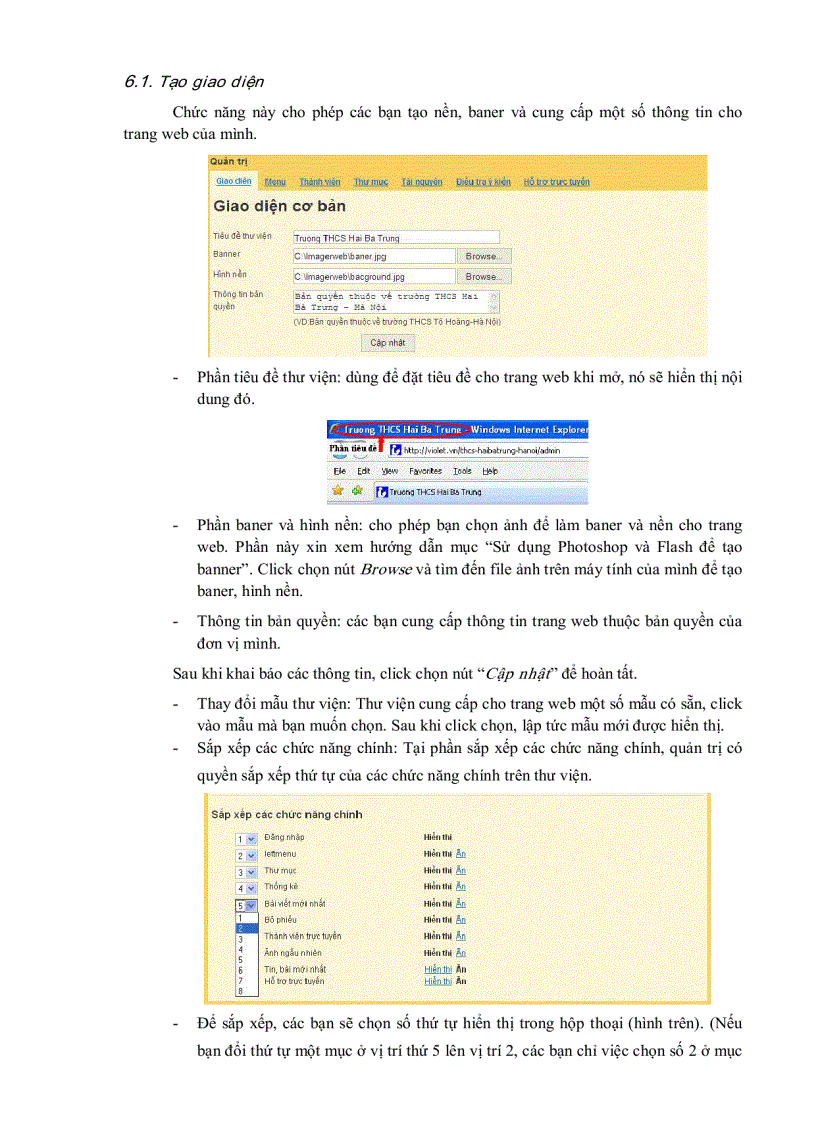 image for page Giao trinh tao web tren violet