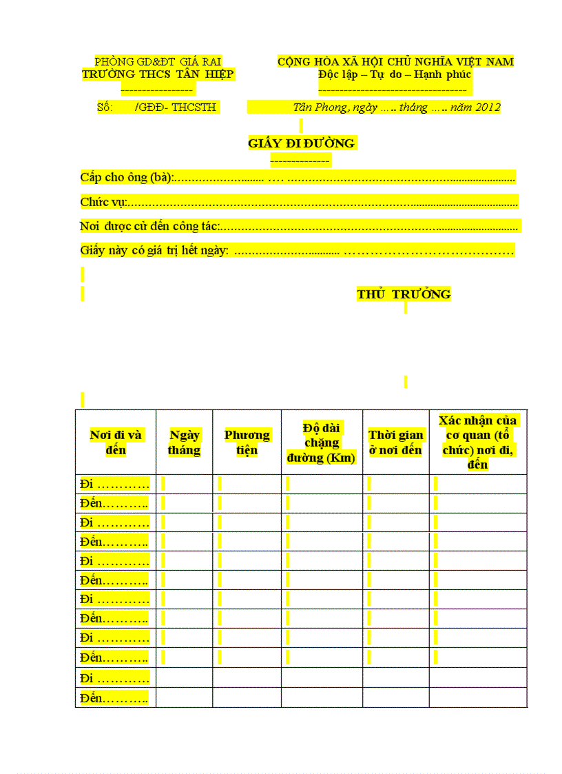 image for page Giấy phép đi đường