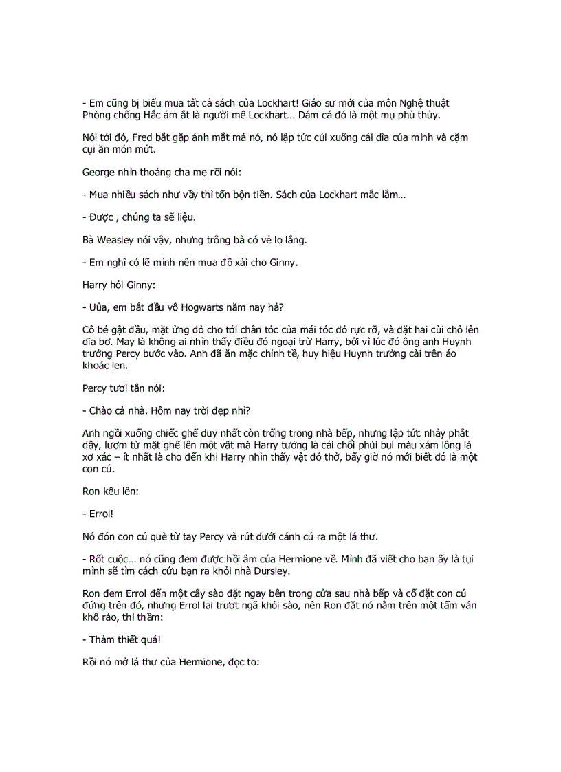 image for page Herry Potter và Phòng Chứa Bí Mật T2