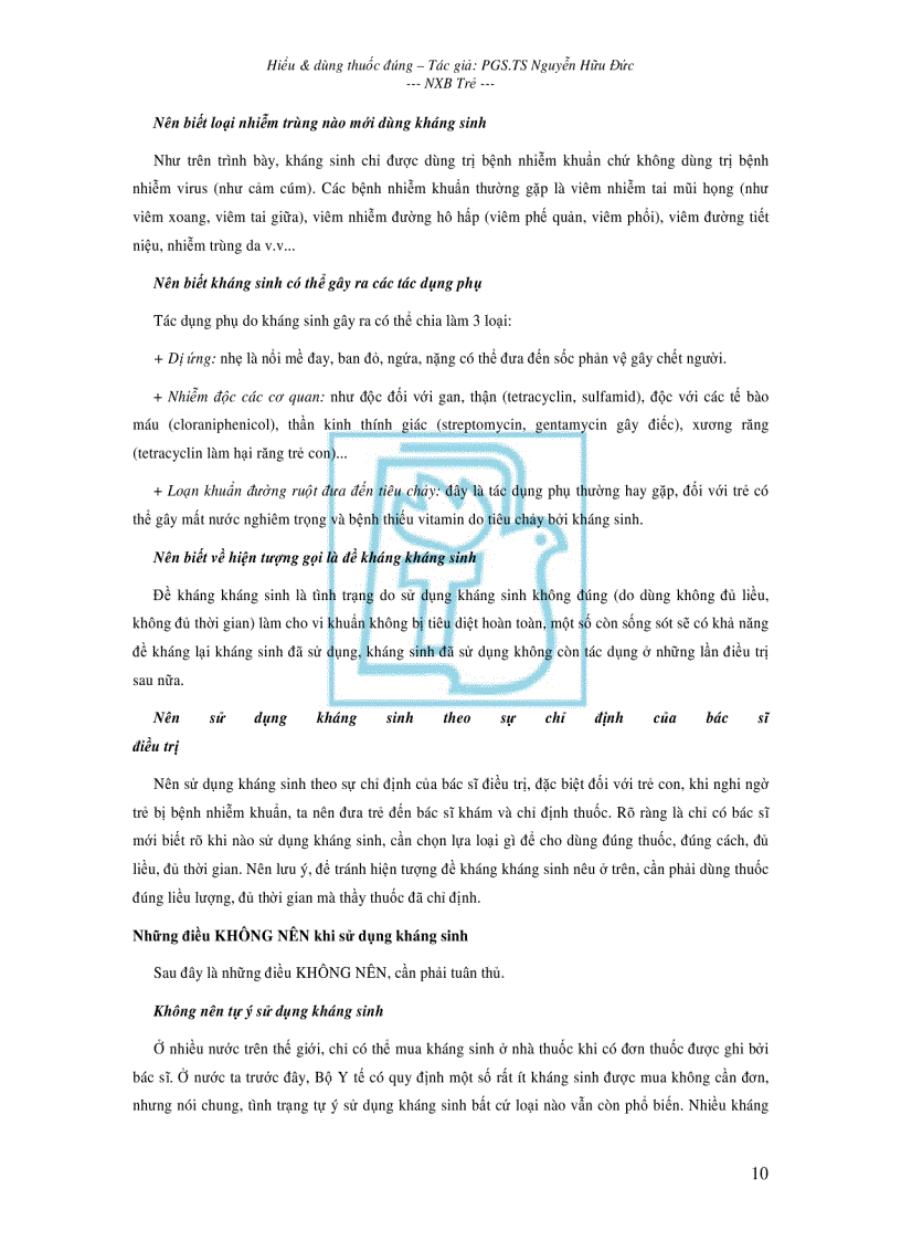 image for page Hiểu và dùng thuốc đúng cách