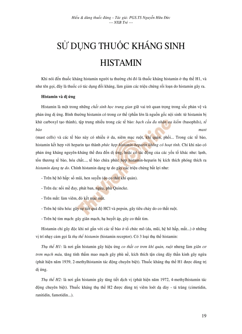 image for page Hiểu và dùng thuốc đúng cách