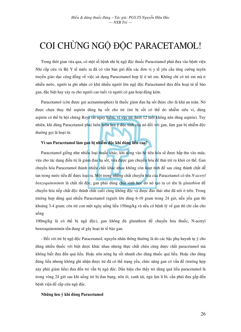 image for page Hiểu và dùng thuốc đúng cách