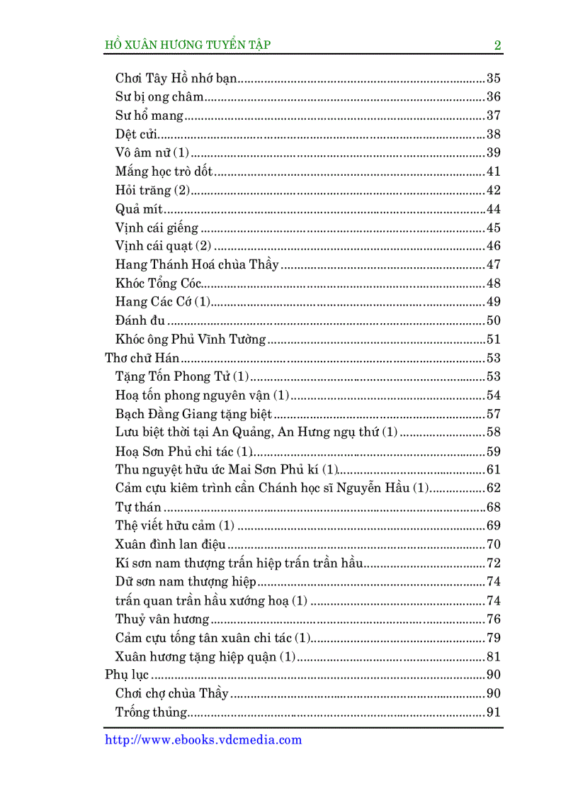 image for page Hồ Xuân Hương tuyển tập