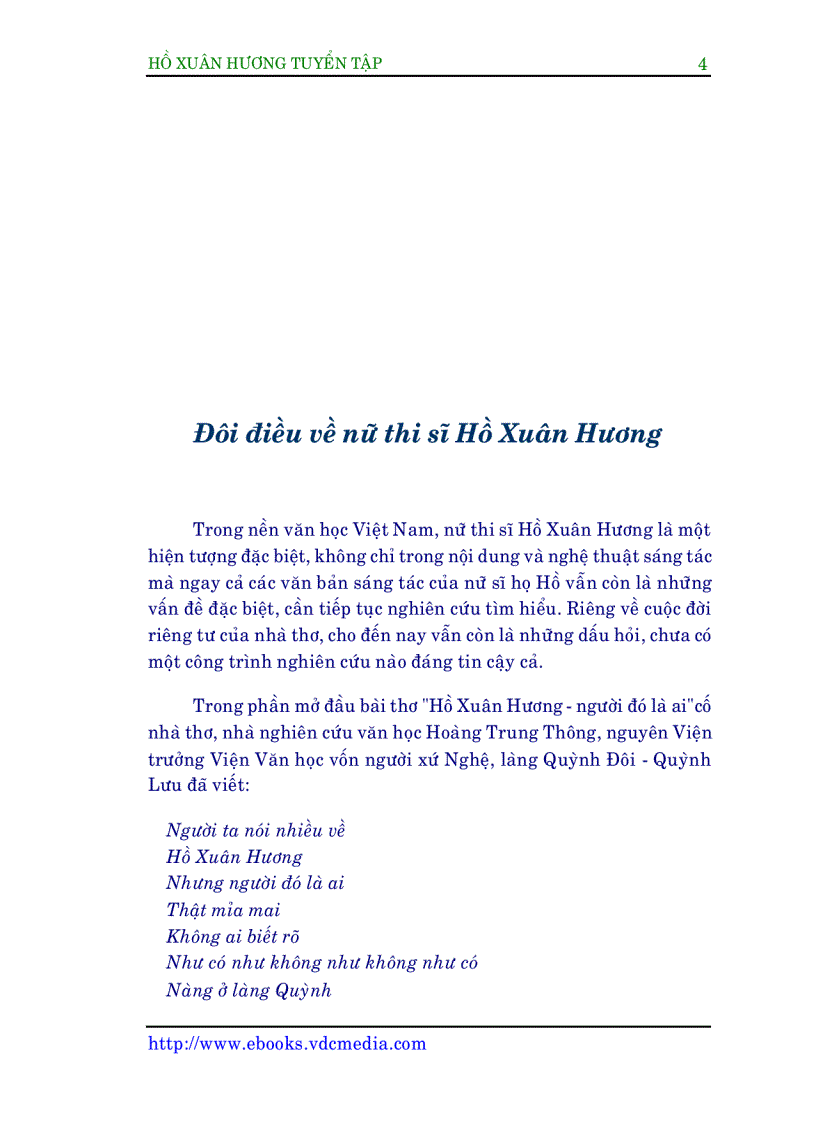 image for page Hồ Xuân Hương tuyển tập