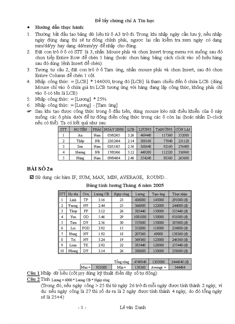 image for page Học nhanh chứng chỉ A