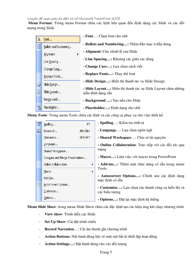 image for page Hướng dẫn m powerpoint 2003