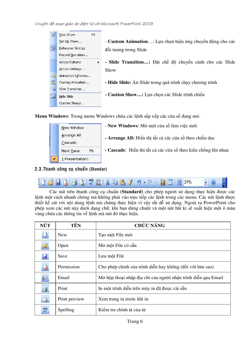 image for page Hướng dẫn m powerpoint 2003