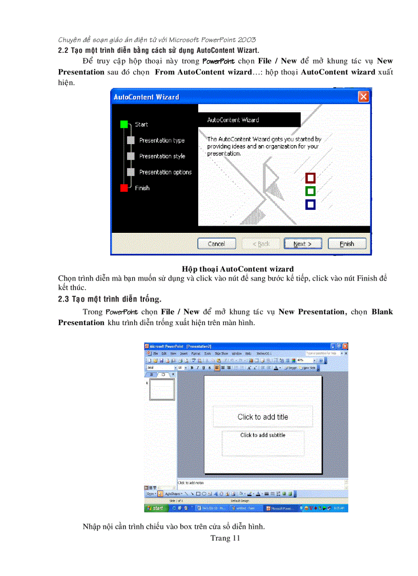 image for page Hướng dẫn m powerpoint 2003