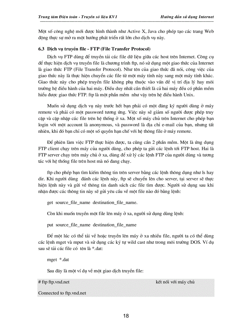 image for page Hướng dẫn sử dụng Internet