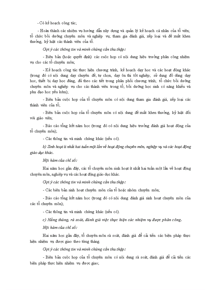 image for page Hướng dẫn xác định thông tin minh chứng