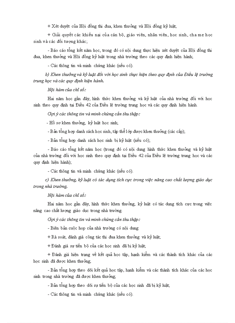 image for page Hướng dẫn xác định thông tin minh chứng