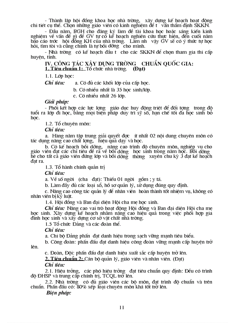 image for page Kế hoạch năm học 2009 2010