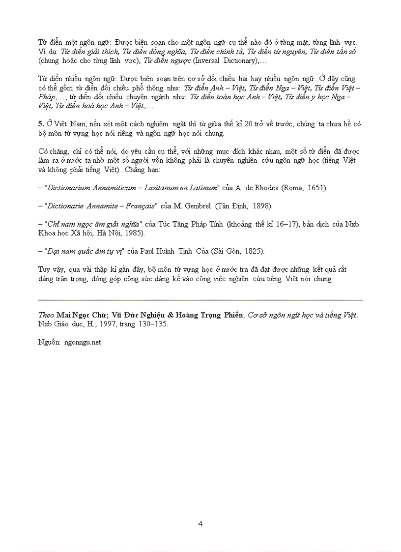 image for page Khái niệm từ vựng học