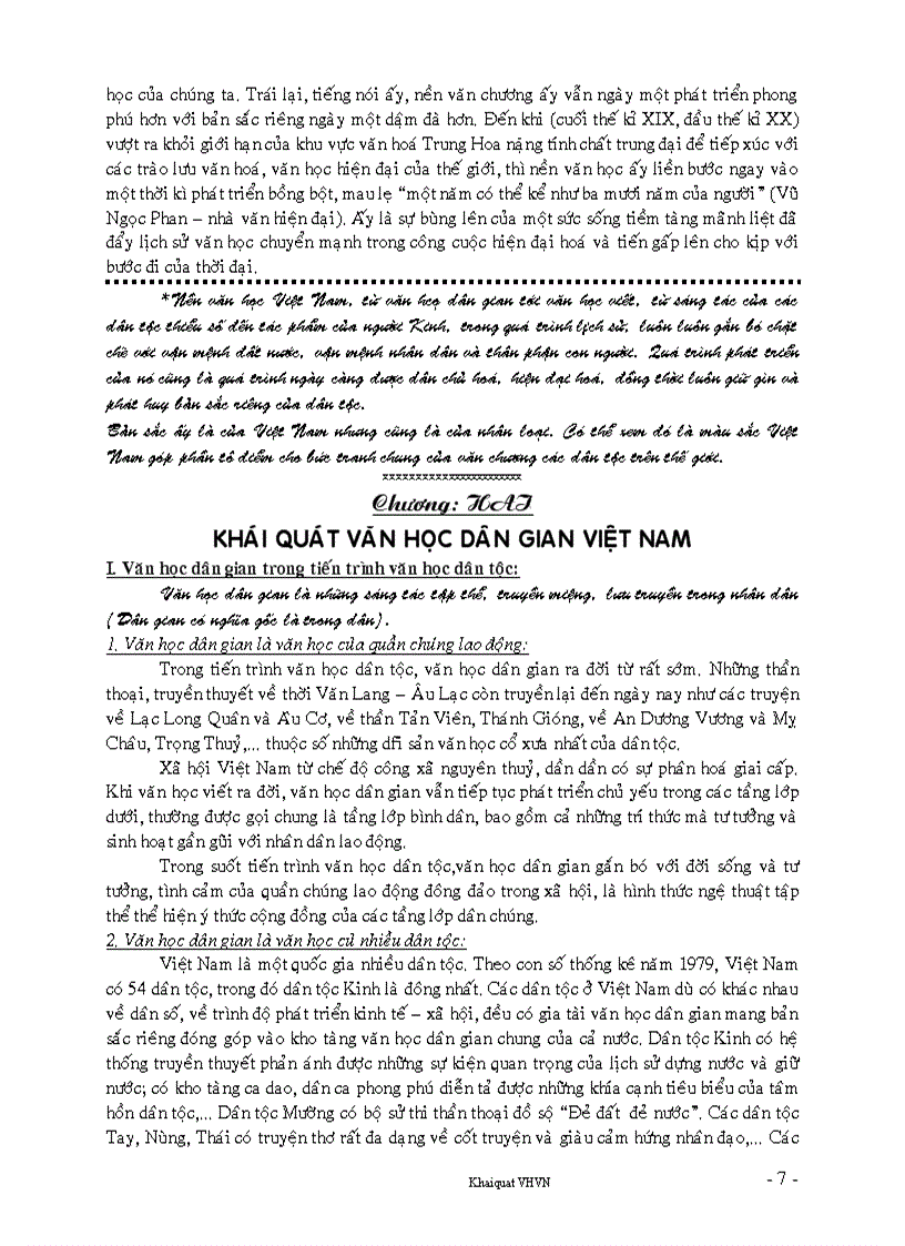 image for page Khái quát vh việt nam