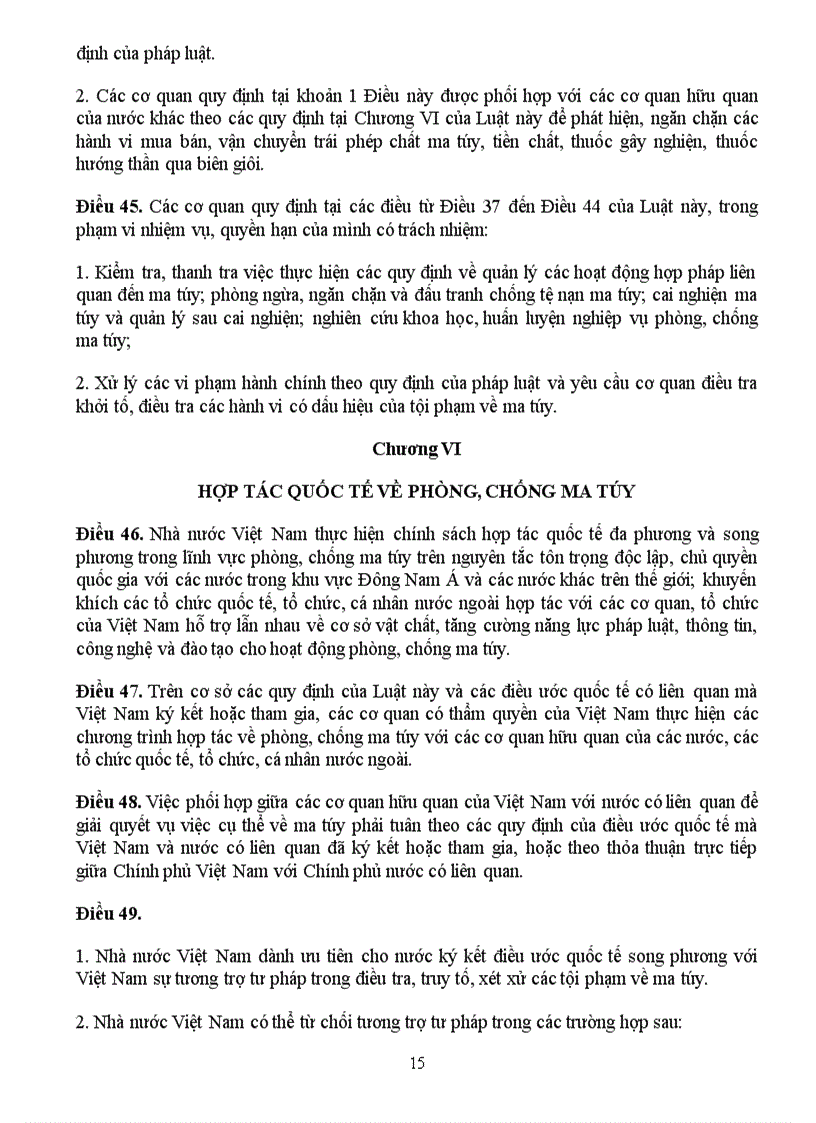 image for page Luật phòng chống ma túy