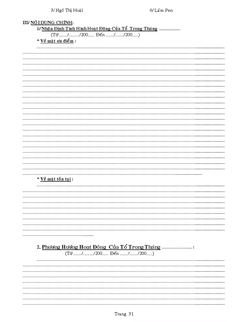 image for page Mẫu biên bản hop tổ