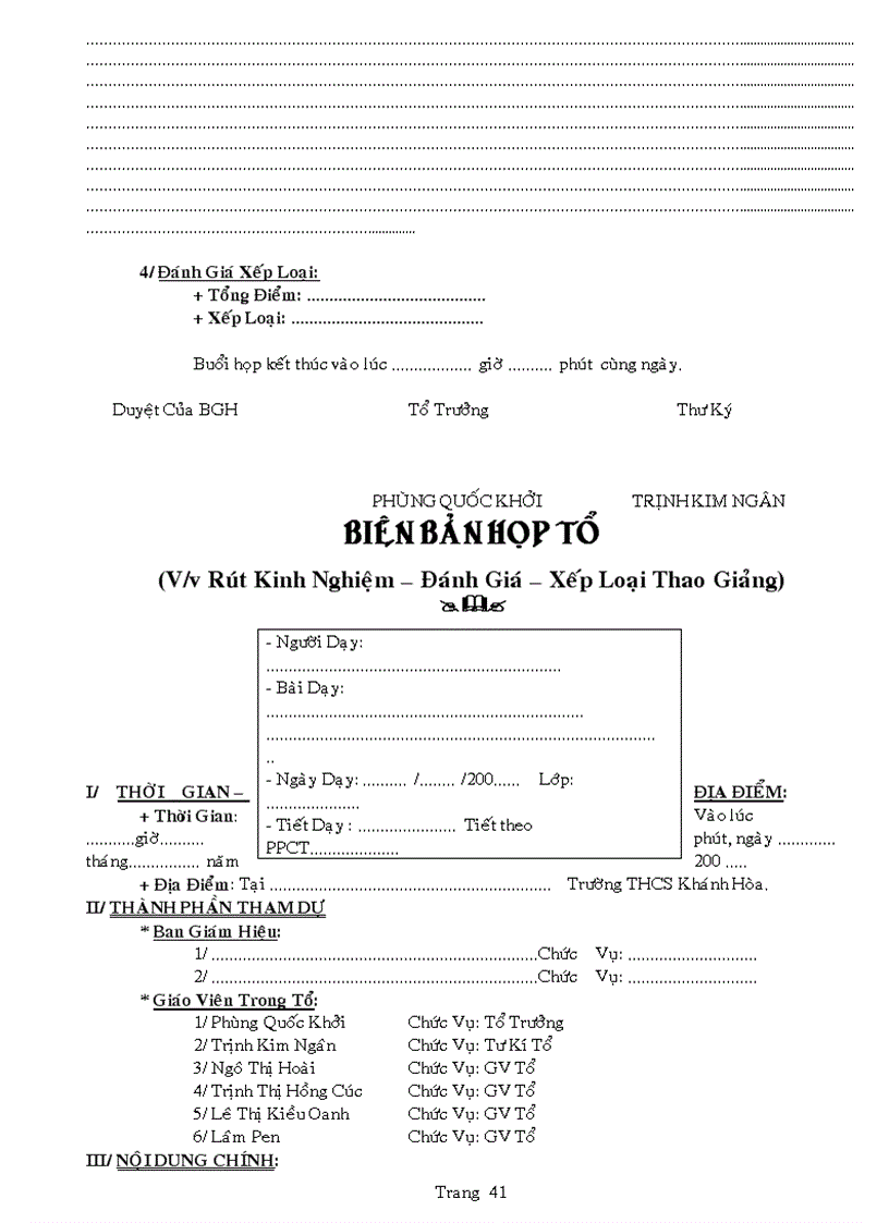 image for page Mẫu biên bản hop tổ