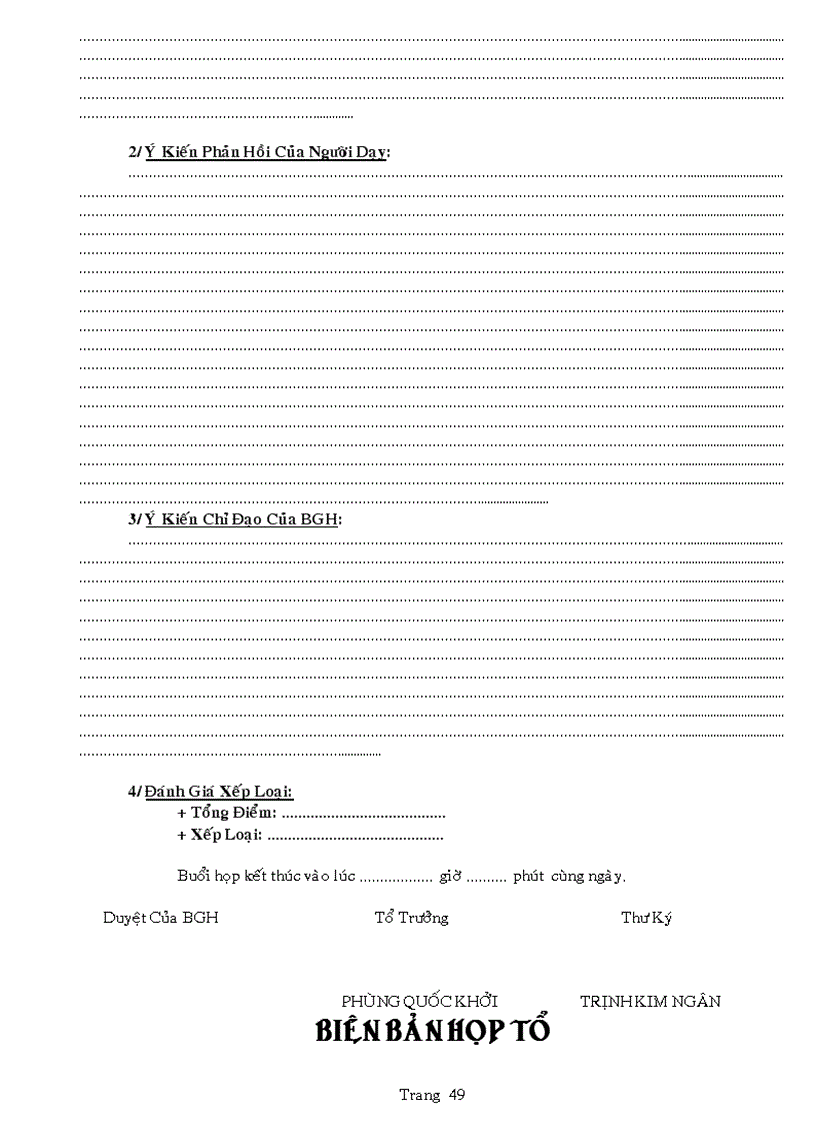 image for page Mẫu biên bản hop tổ