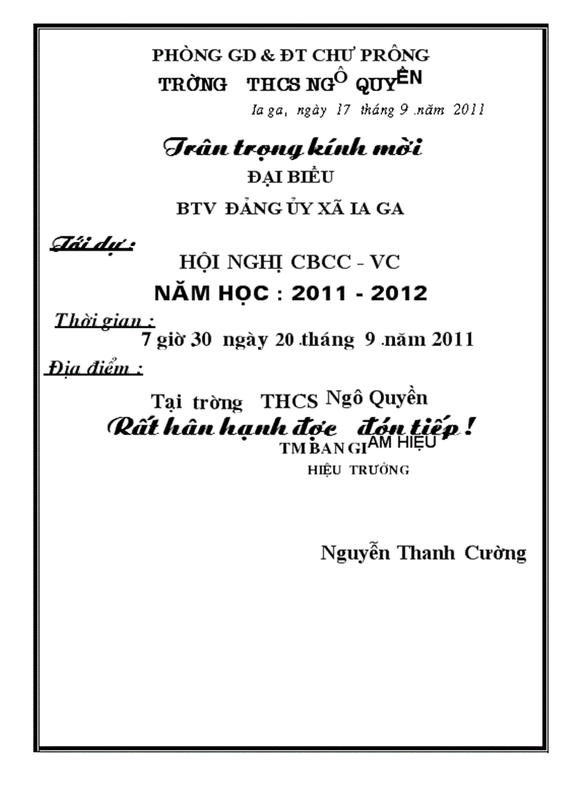 image for page Mẫu giấy mời