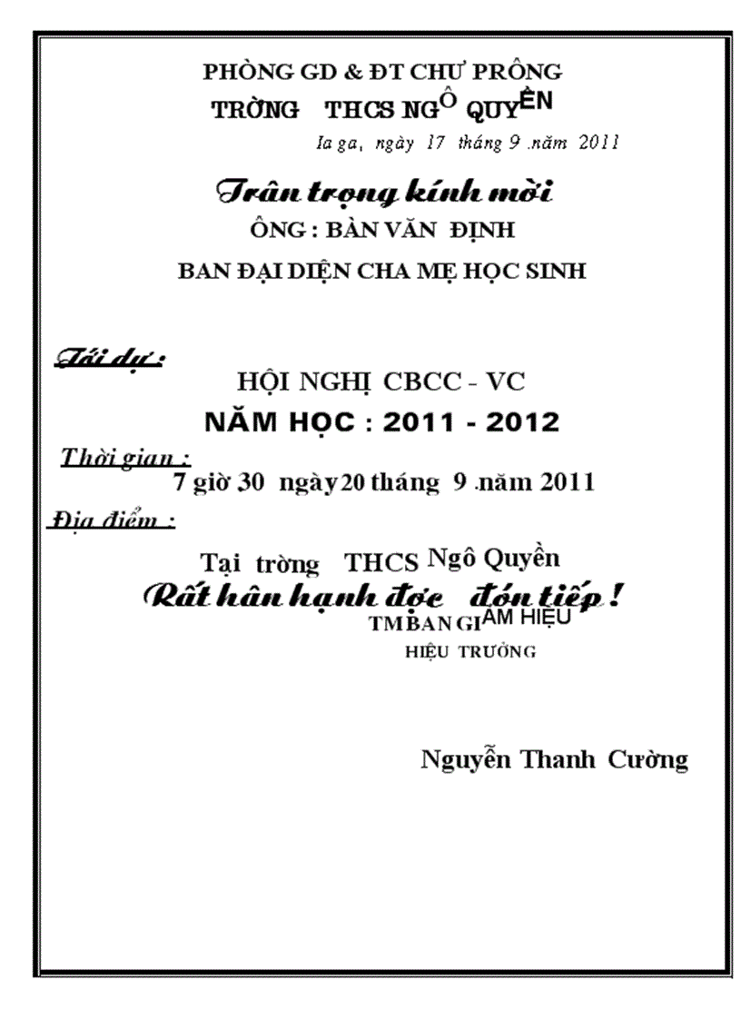 image for page Mẫu giấy mời