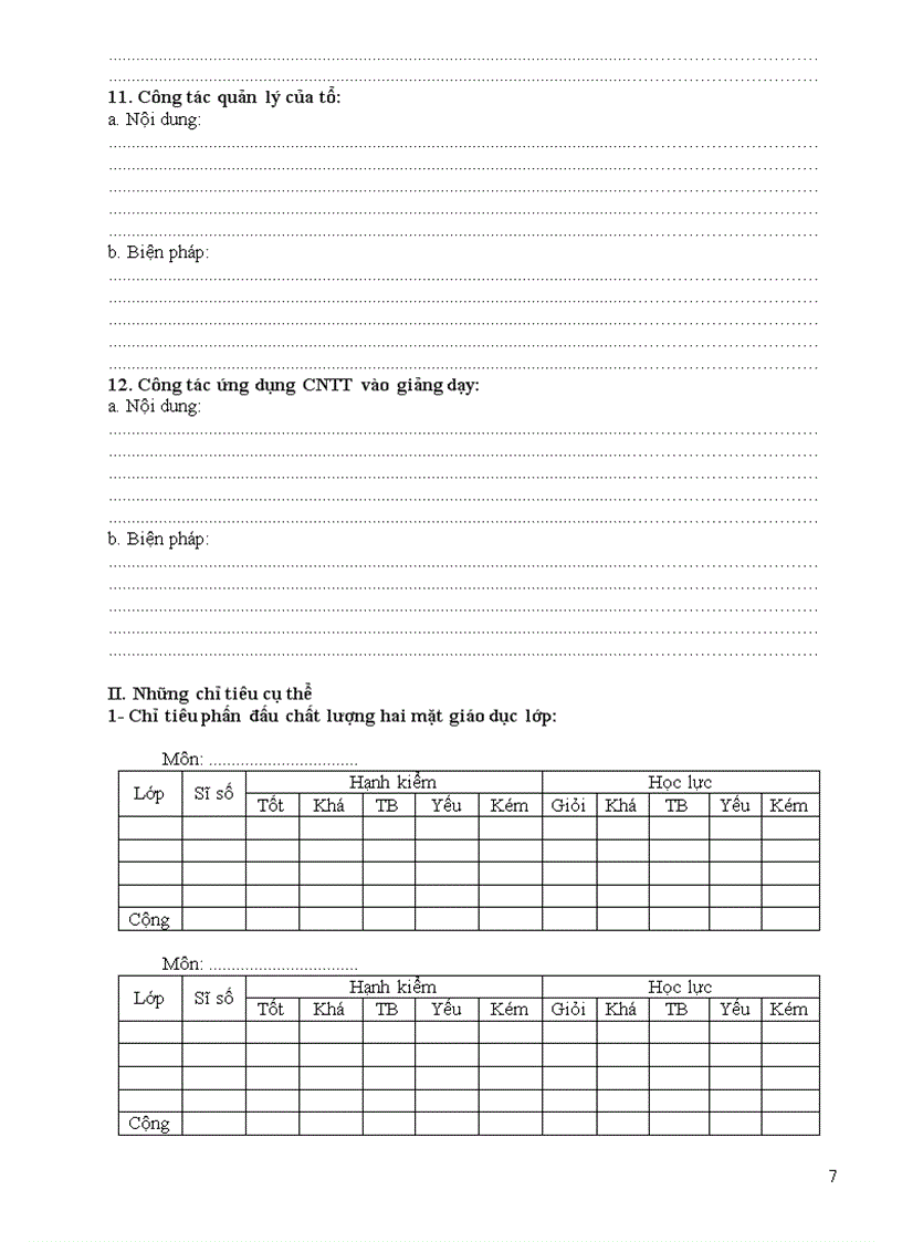 image for page Mẫu sổ kế hoạch tổ chuyên môn