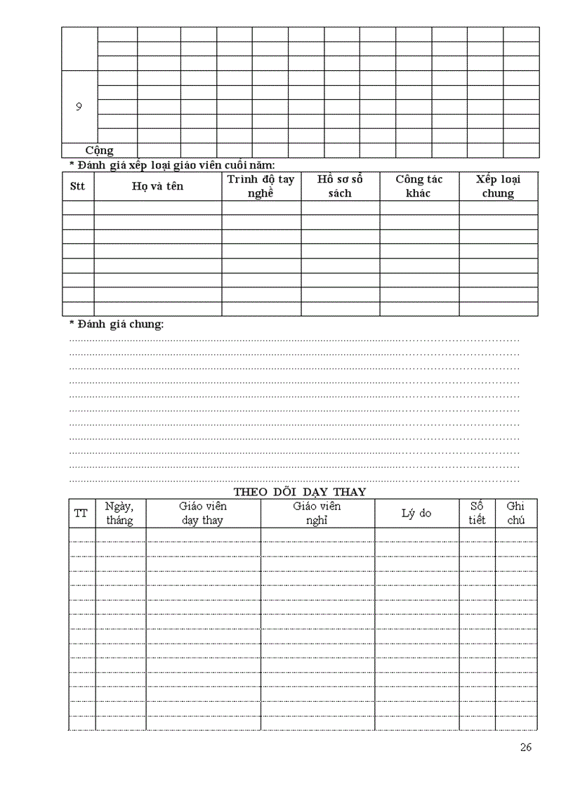 image for page Mẫu sổ kế hoạch tổ chuyên môn
