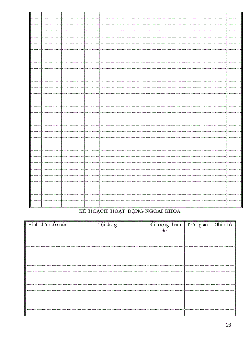 image for page Mẫu sổ kế hoạch tổ chuyên môn