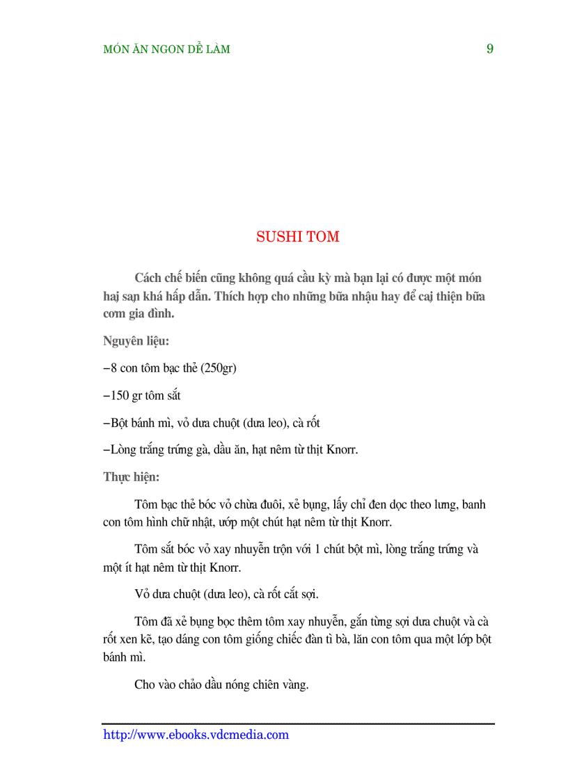 image for page Mon an ngon de lam