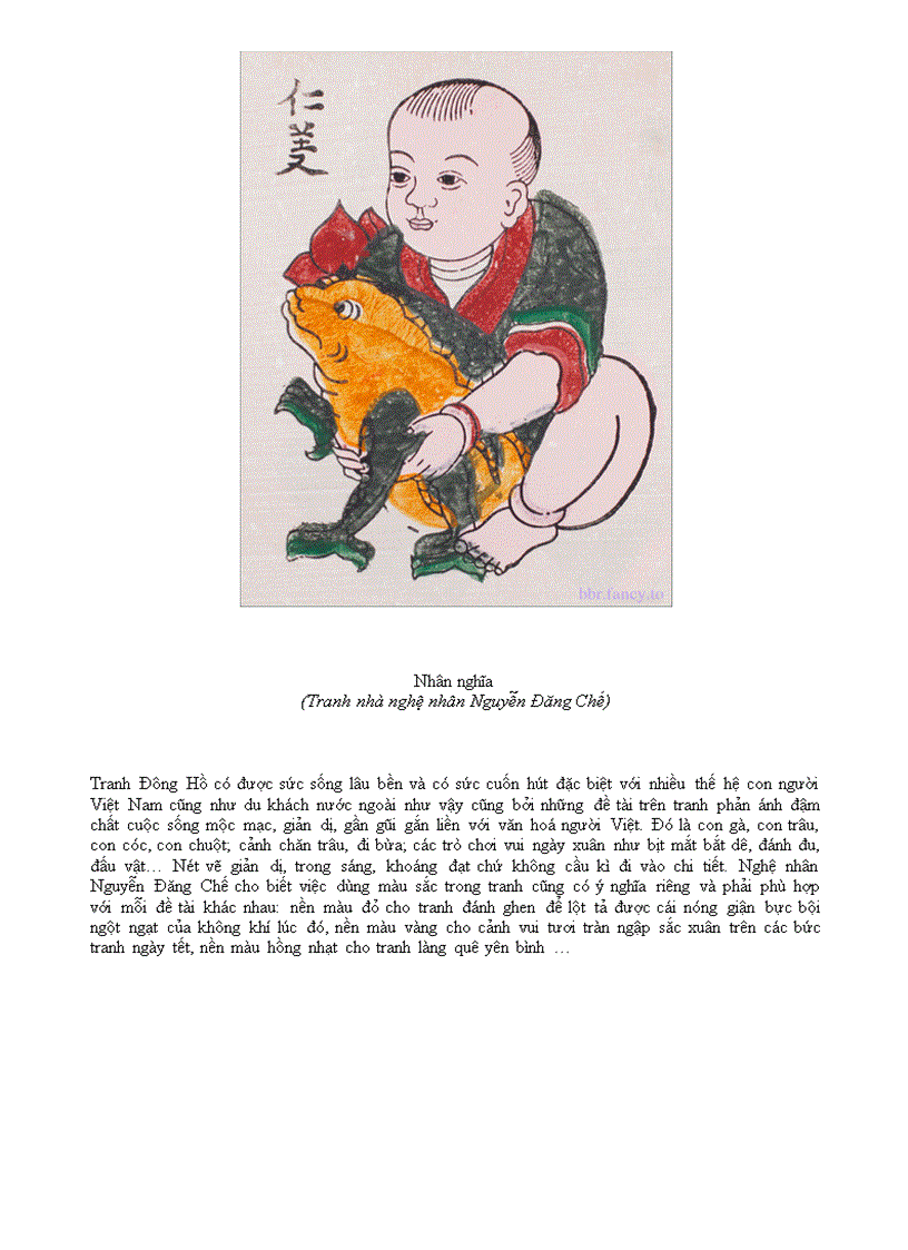 image for page Nghe thuat trong tranh Dong ho