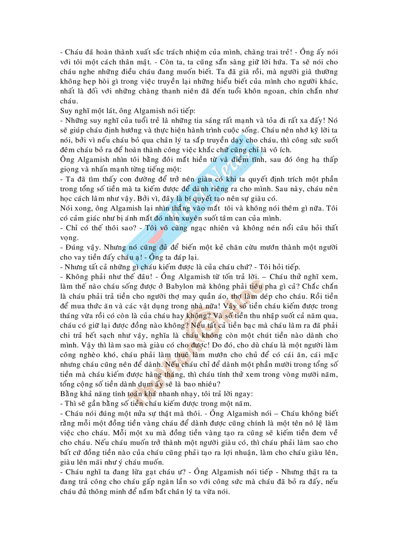 image for page Người giàu nhất thành Babylon